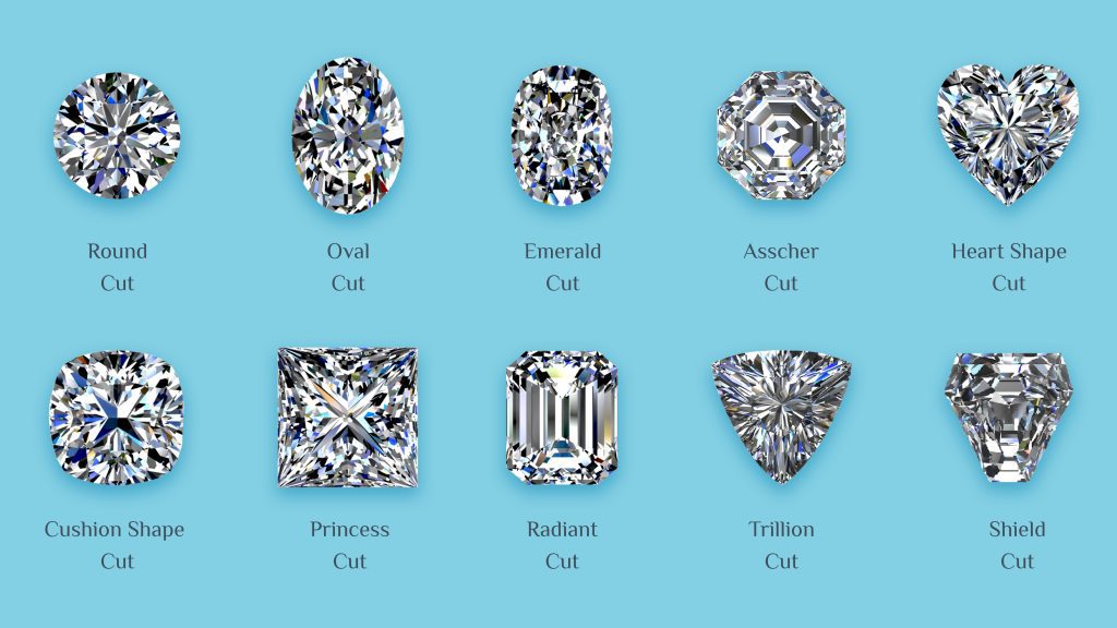 Different Cuts of Diamonds
