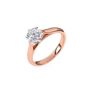 Forever One Round Diamond Solitaire Ring