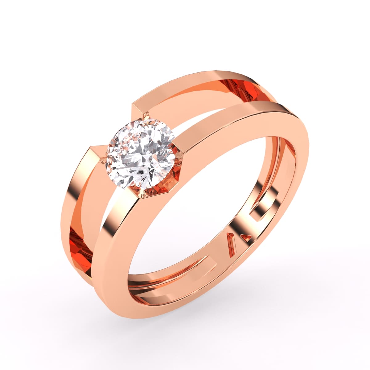 ZR561 Engagement Ring in 14k Gold with Diamonds – Zeghani Jewelry